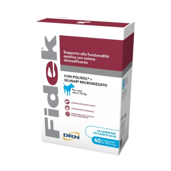 Drn - Fidek 1500mg 40 cpr per cani oltre i 15kg.