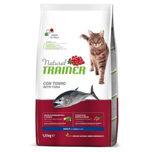 NATURAL TRAINER CAT ADULT TONNO 1,5 KG.