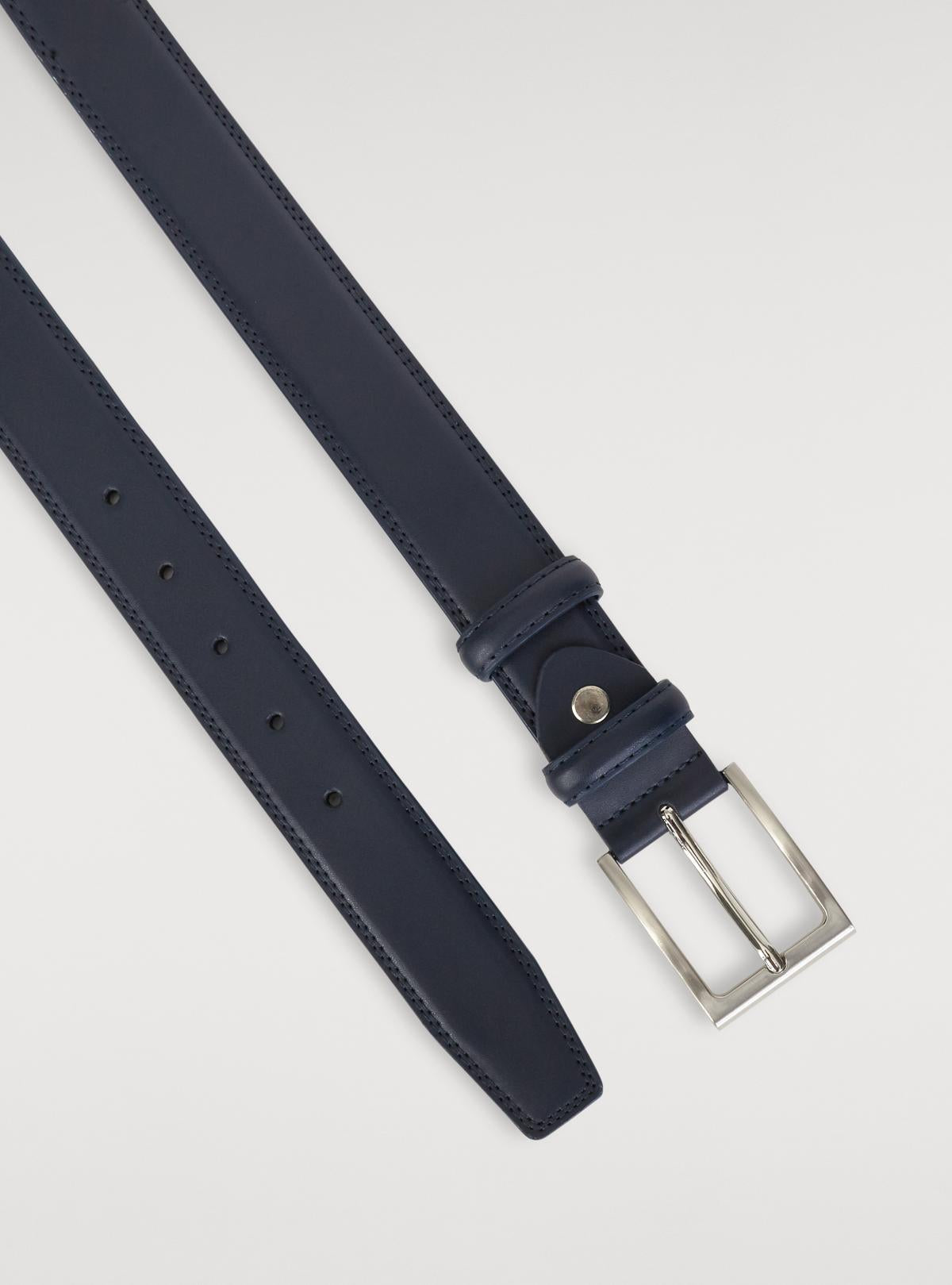 Cintura classica in pelle-2