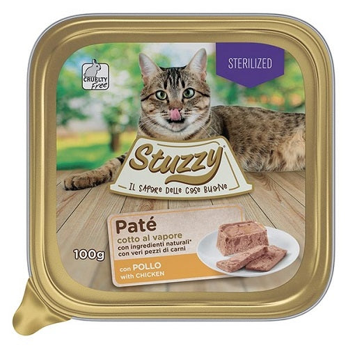 MISTER STUZZY CAT STERILIZED CON POLLO 100 GR.