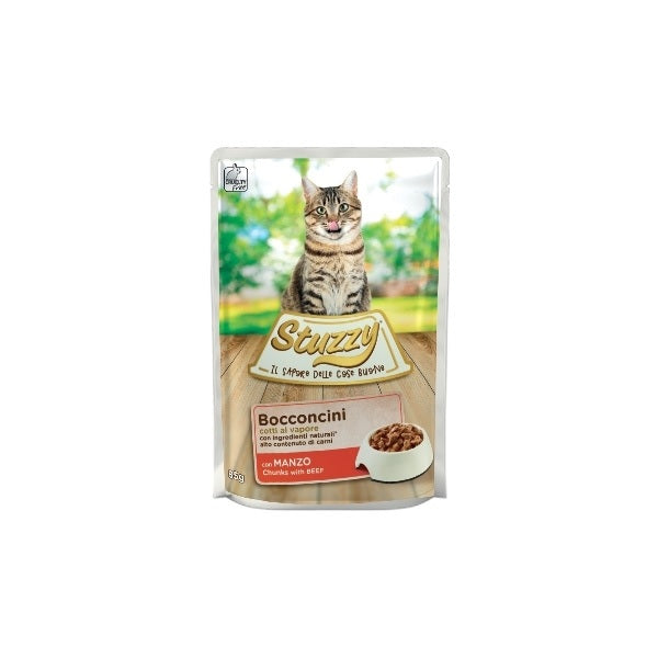 STUZZY CAT BOCCONCINI ADULT MANZO 85 GR.