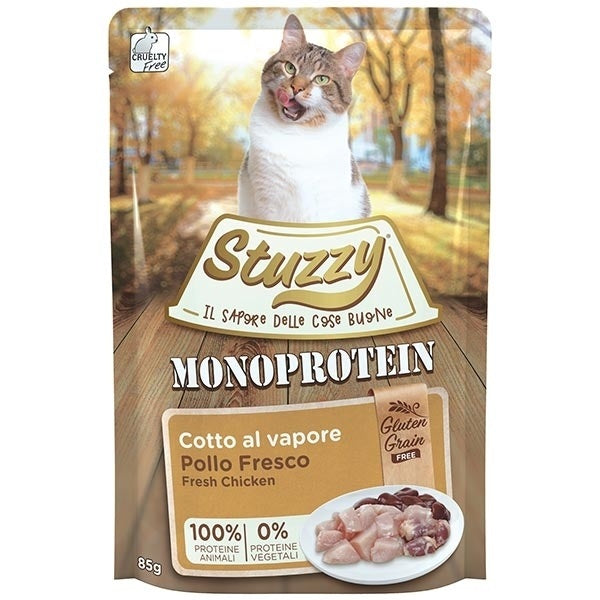 STUZZY CAT GRAIN FREE ADULT POLLO 85 GR.