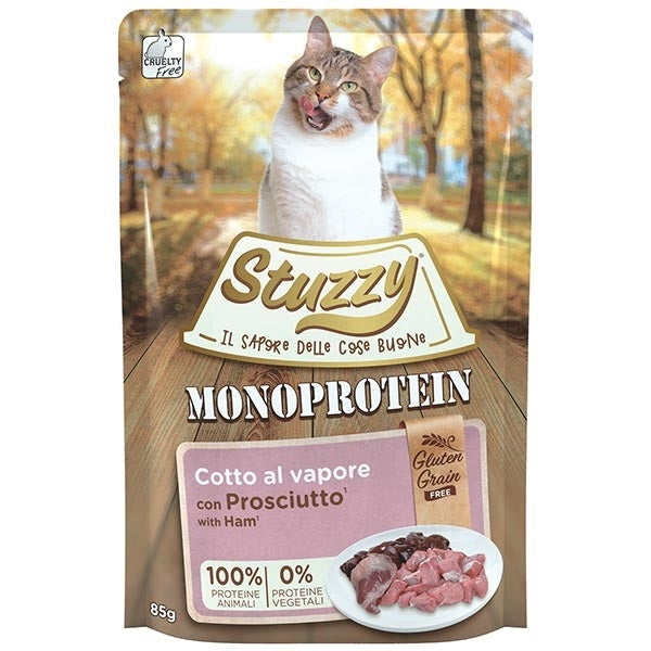 STUZZY CAT GRAIN FREE ADULT PROSCIUTTO 85 GR.