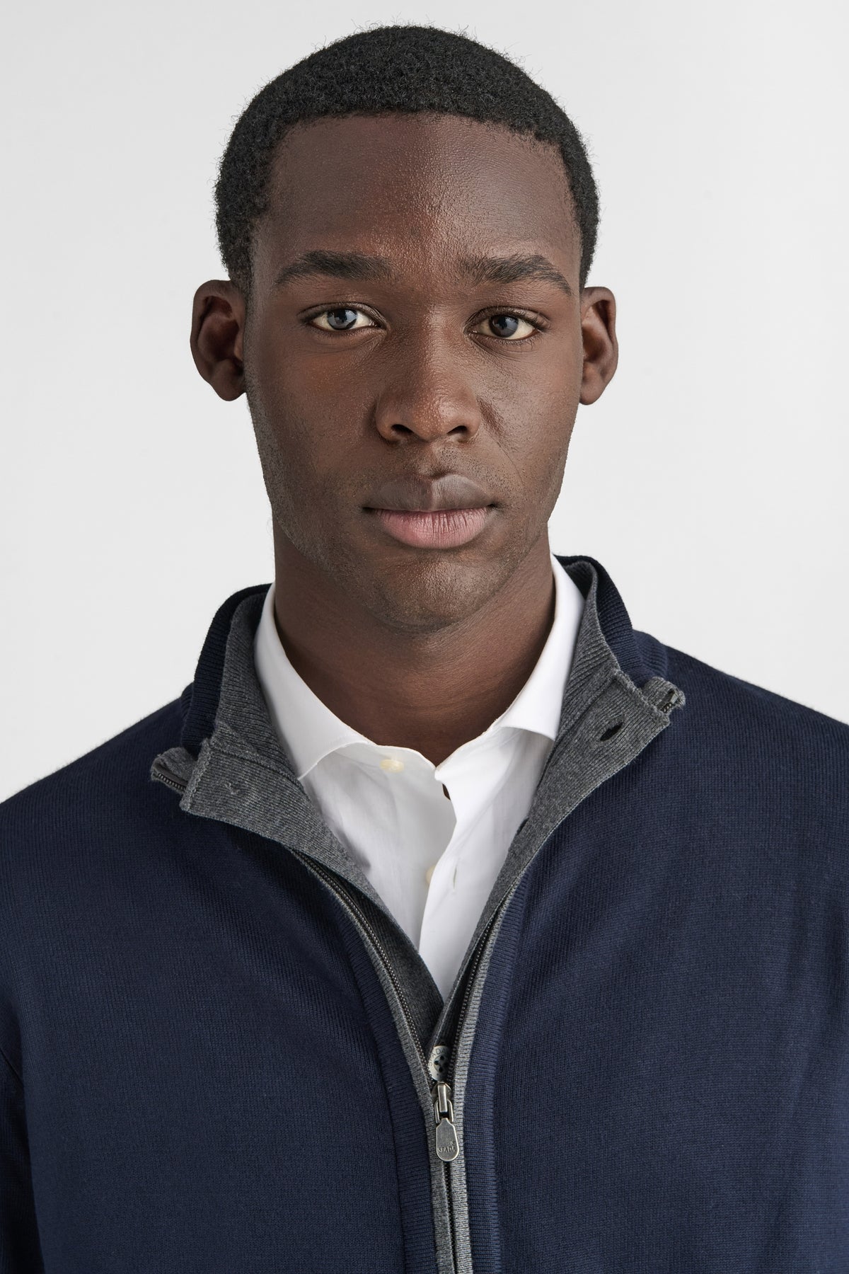 Cardigan con zip e bottoni-2
