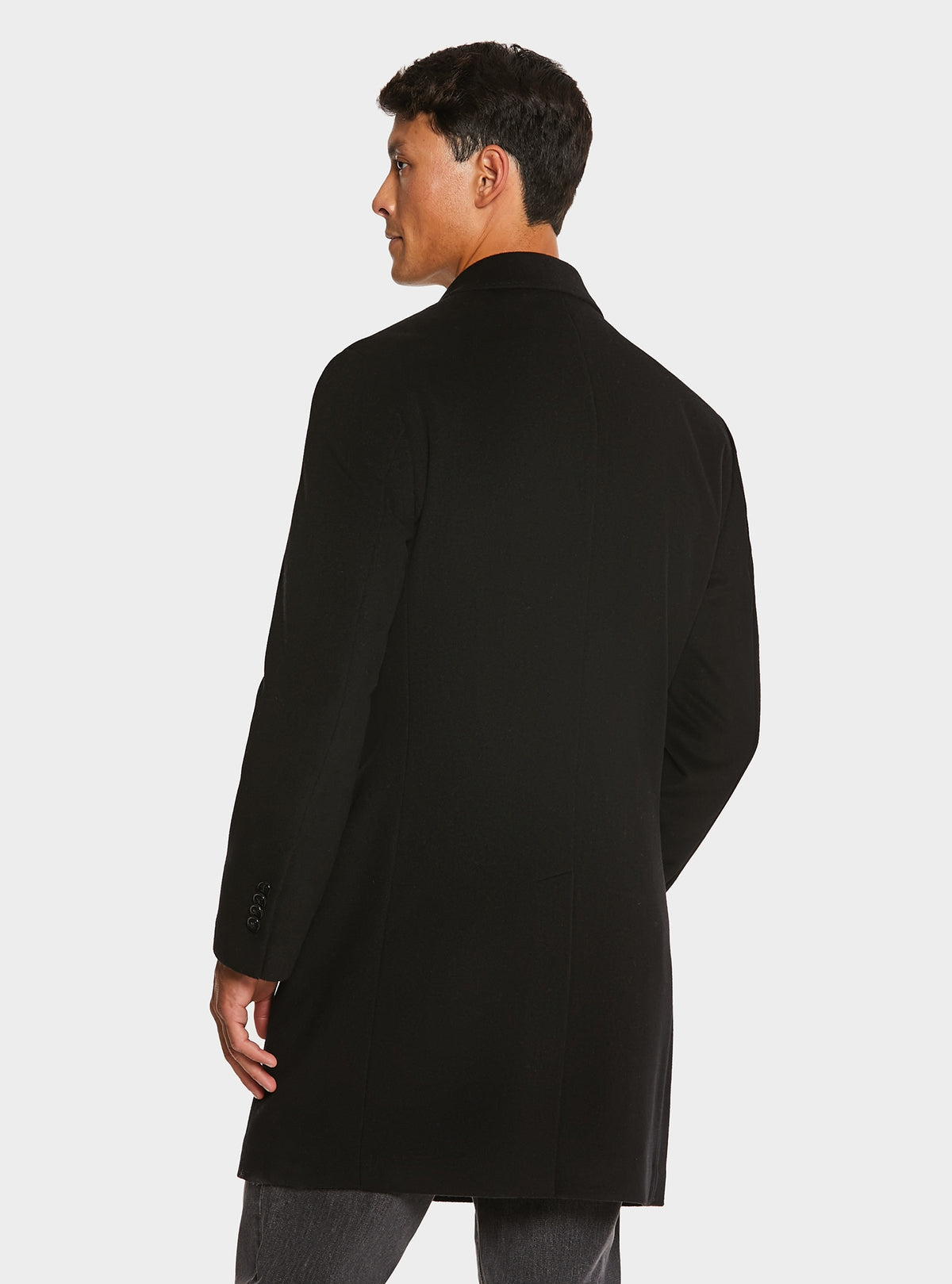 Cappotto monopetto in misto lana e cashmere-2