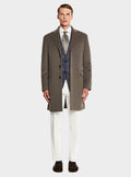 Cappotto monopetto in misto lana e cashmere-0