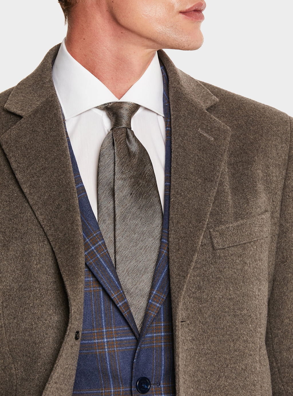 Cappotto monopetto in misto lana e cashmere-1