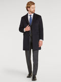 Cappotto monopetto in misto lana e cashmere-0