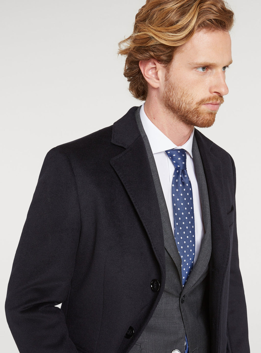 Cappotto monopetto in misto lana e cashmere-1