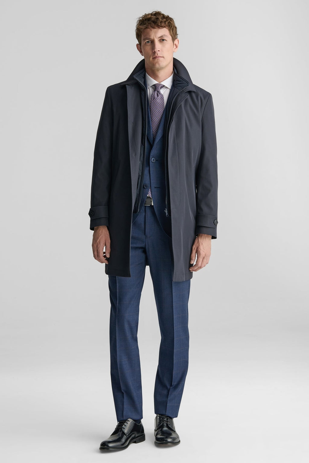 Giubbino lungo con gilet.-1