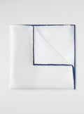 Pochette in seta tinta unita-0