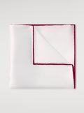 Pochette in seta tinta unita-0