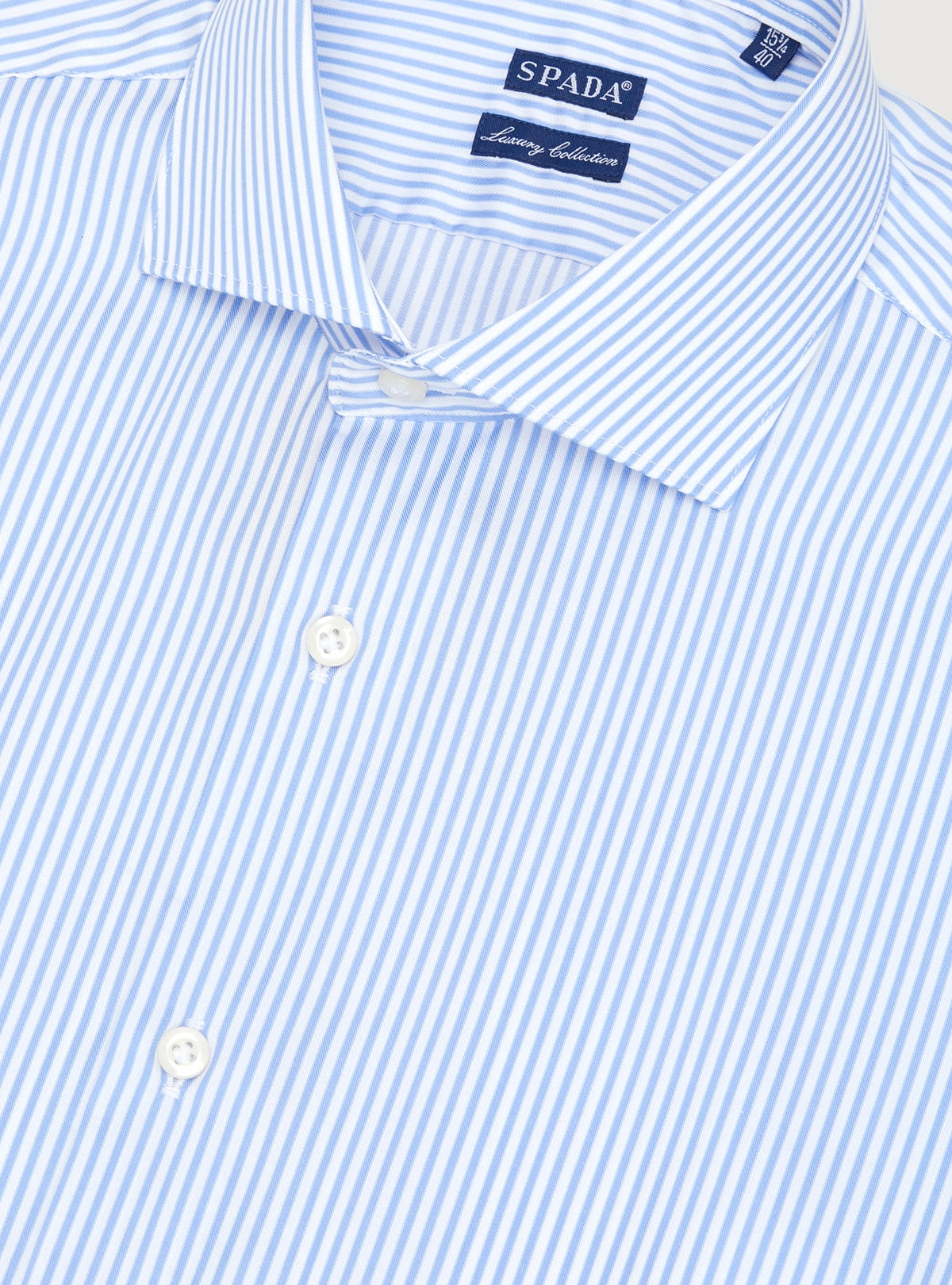 Camicia collo francese bastoncino in puro cotone-1