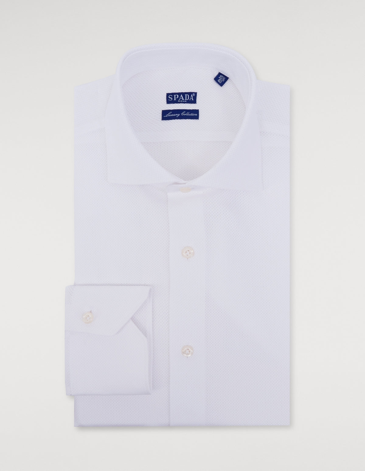 Camicia in tessuto giro inglese 100% cotone-0
