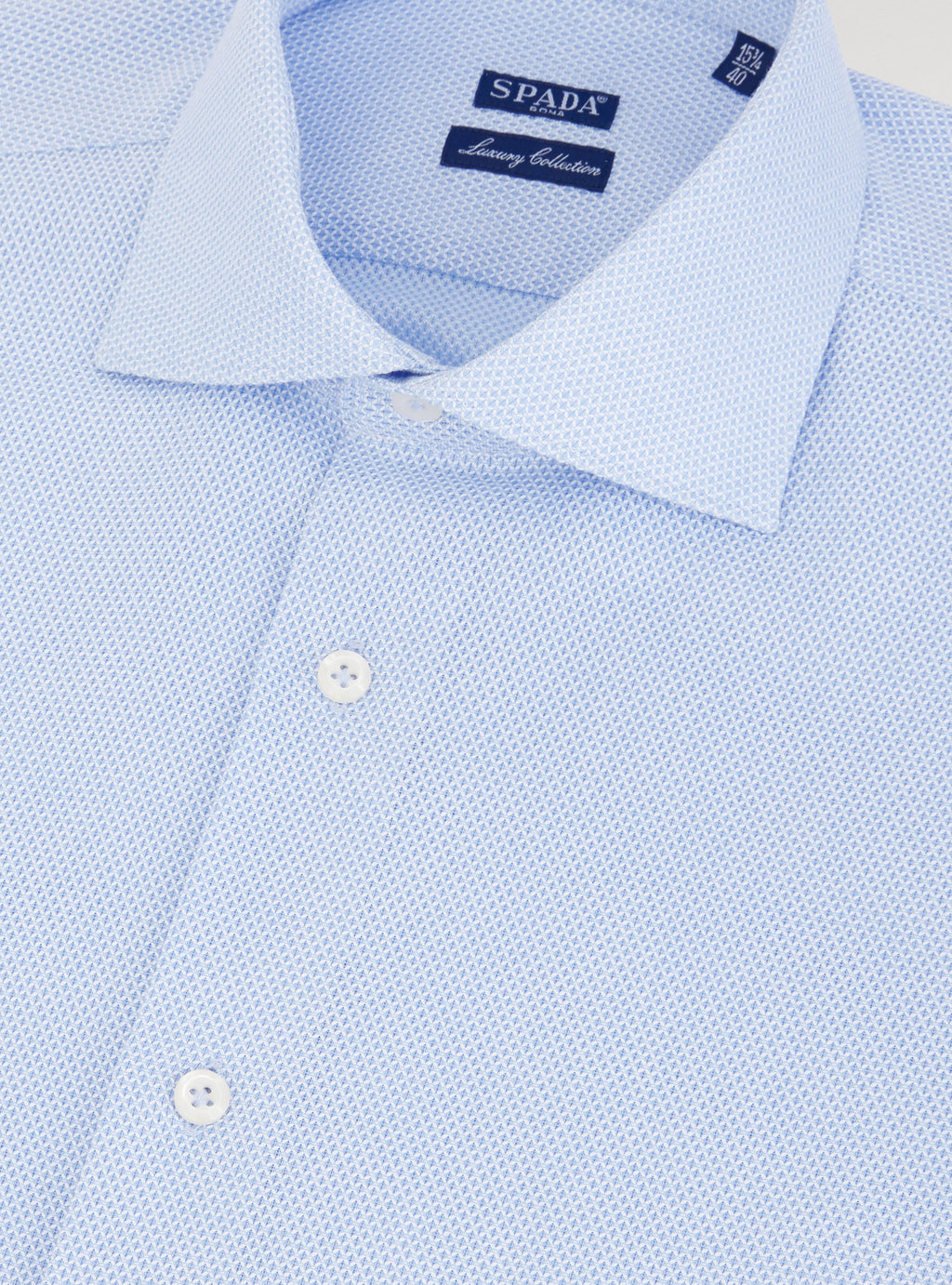Camicia in tessuto giro inglese 100% cotone-1