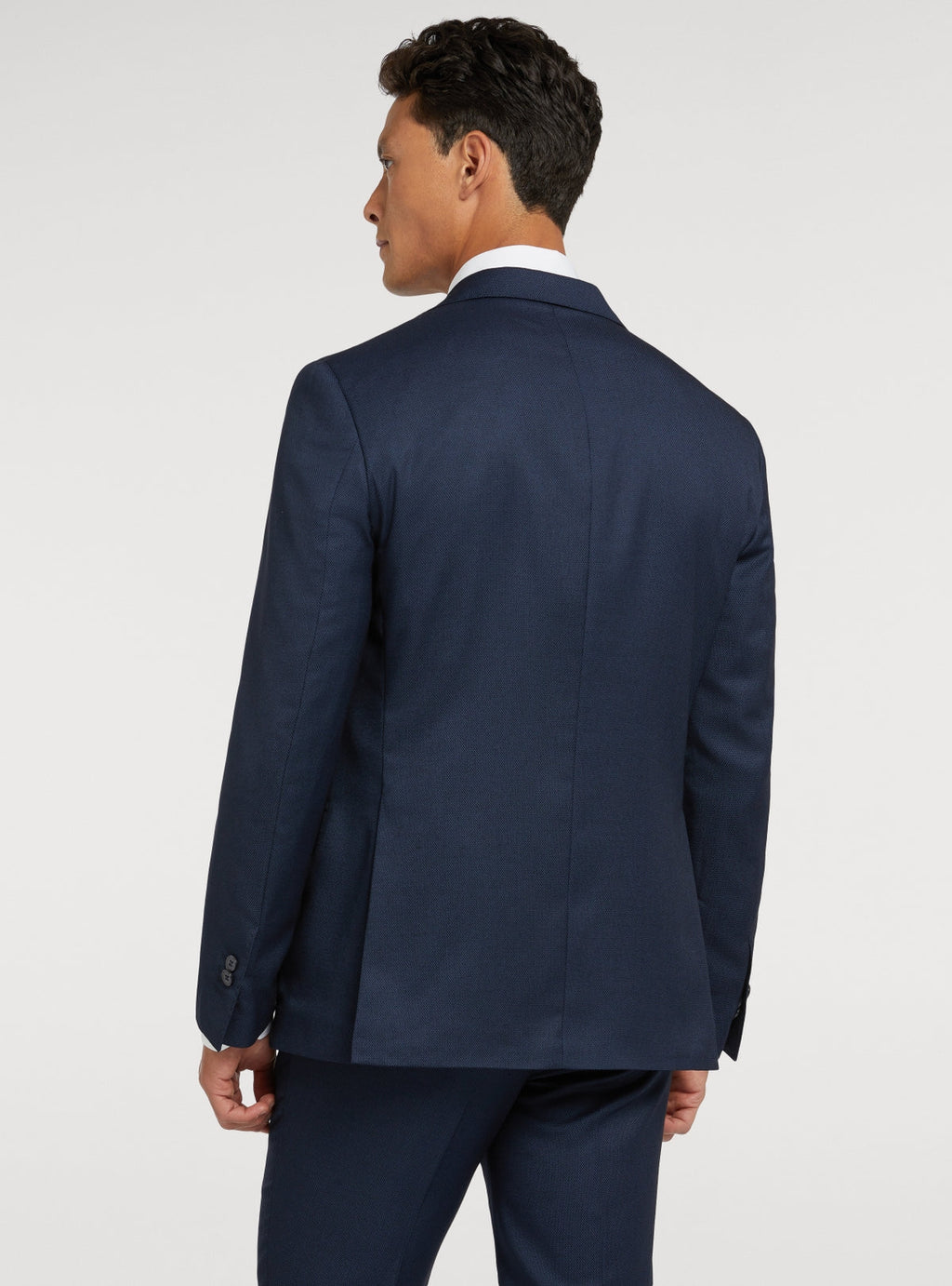 Abito classico blu occhio di pernice-2