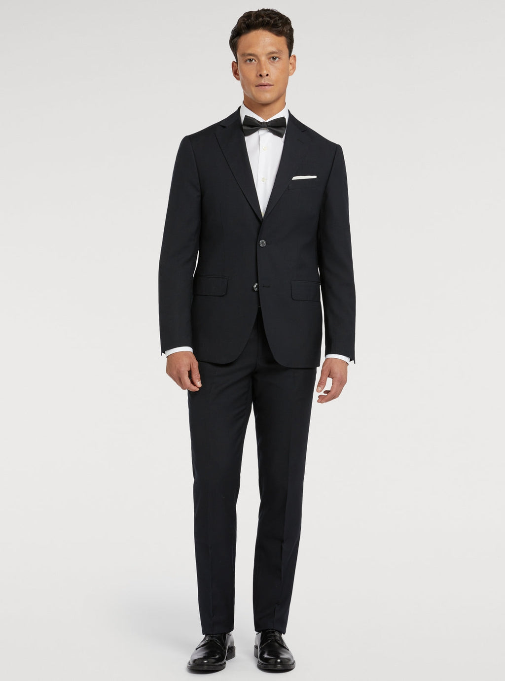 Pantaloni uomo eleganti tinta unita-3