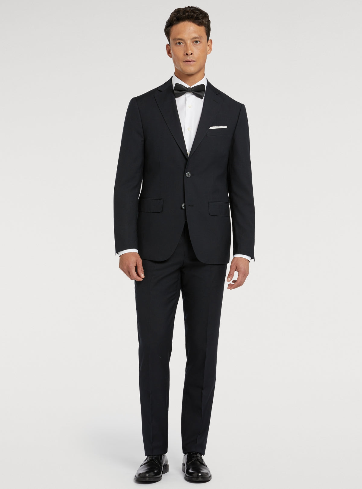 Pantaloni uomo eleganti tinta unita-3