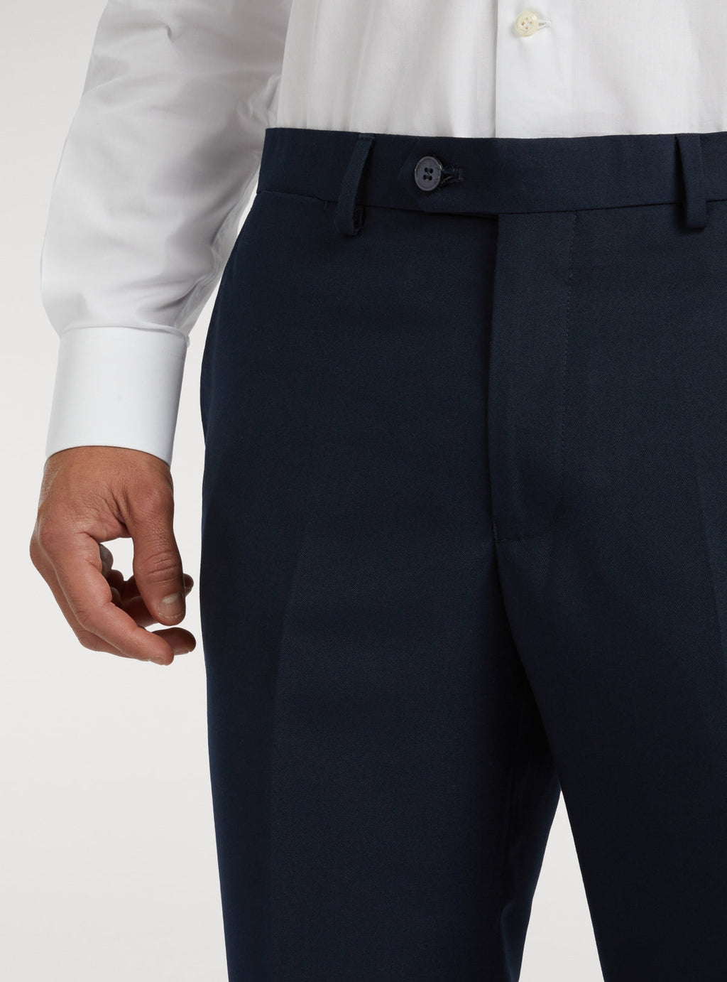 Pantaloni uomo eleganti tinta unita-2