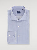 Camicia collo francese bastoncino in puro cotone-0
