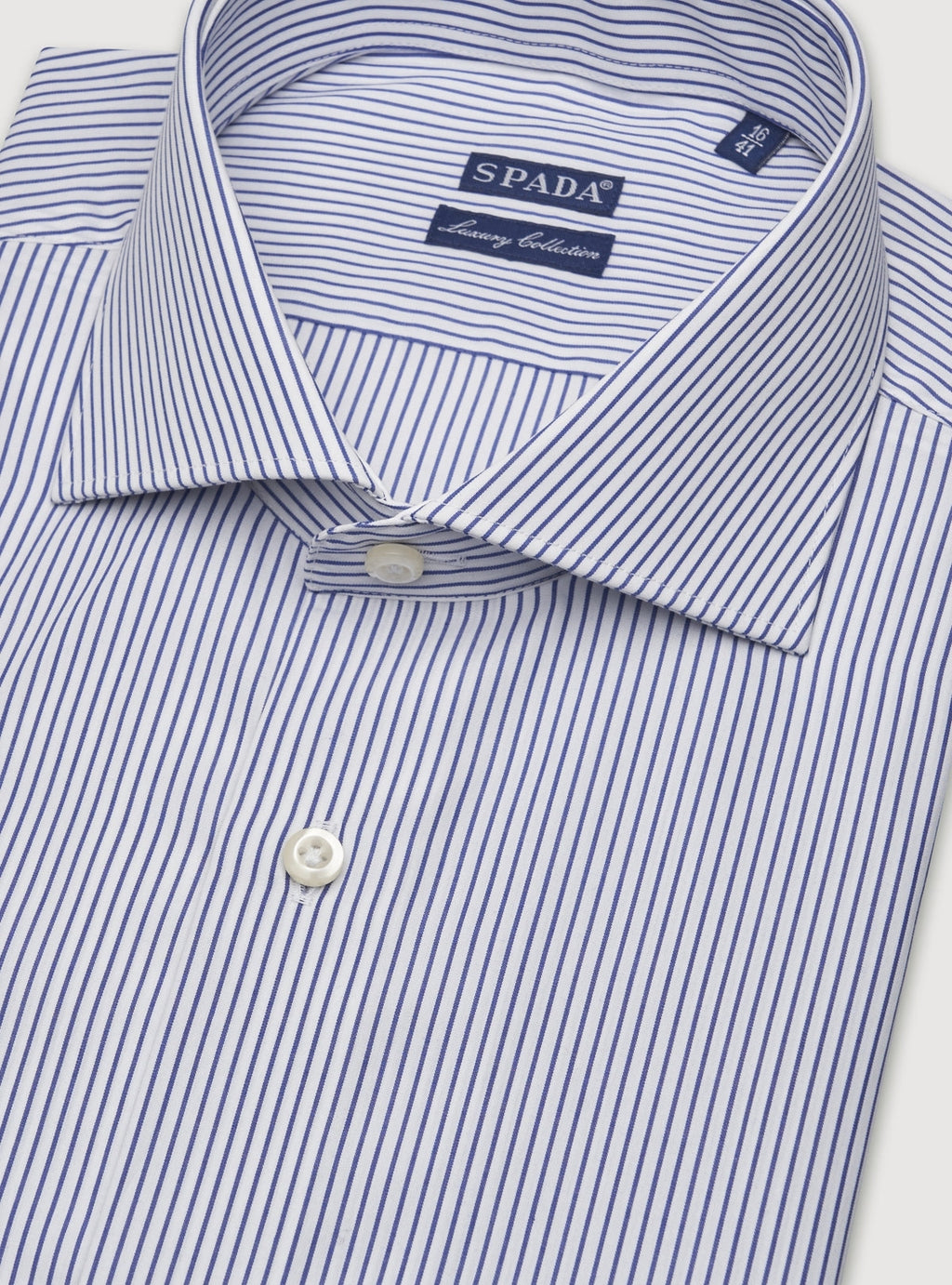 Camicia collo francese  in puro cotone a righe-1