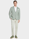 Pantalone in gabardine tasca america.-0