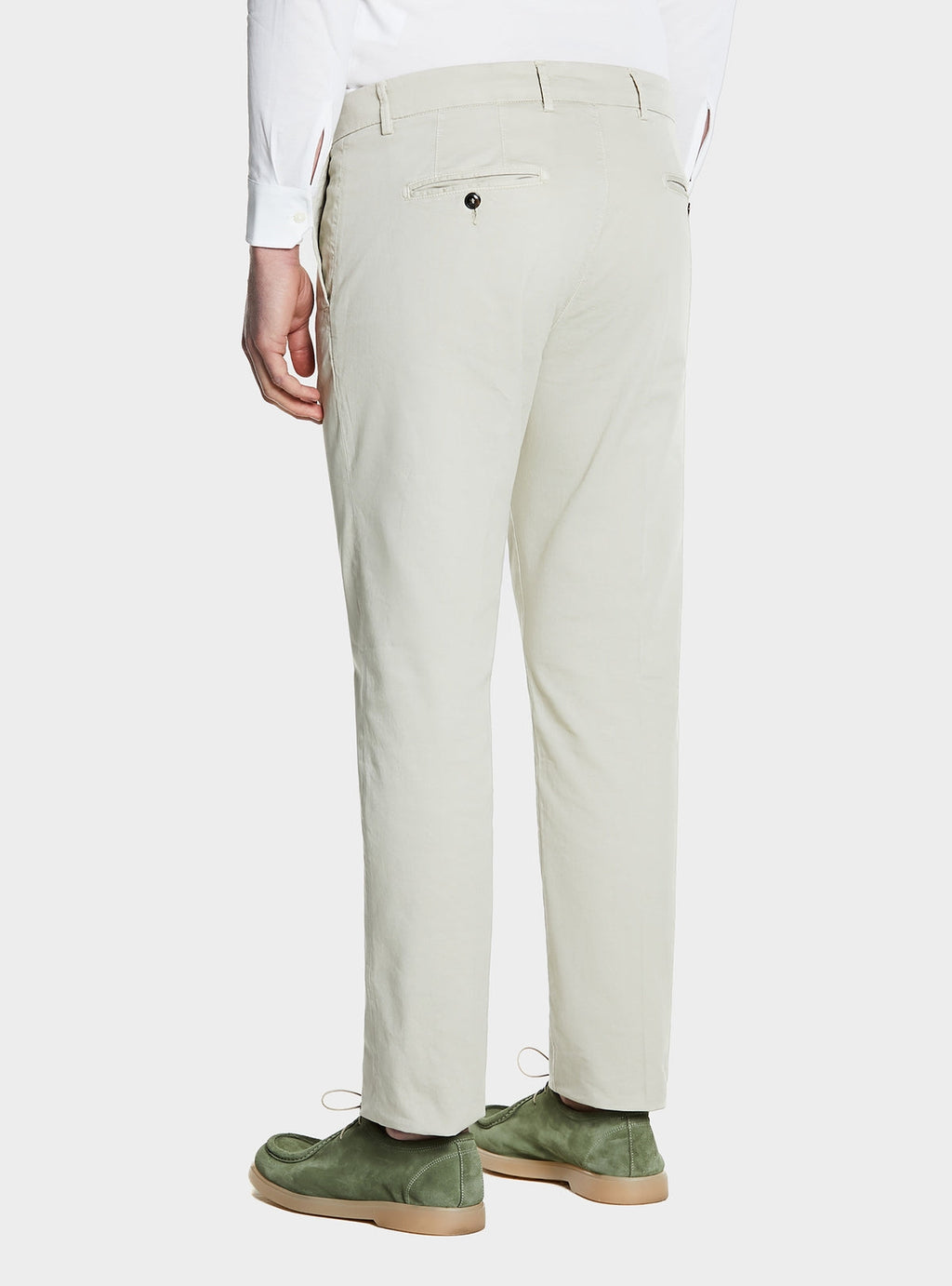 Pantalone in gabardine tasca america.-2