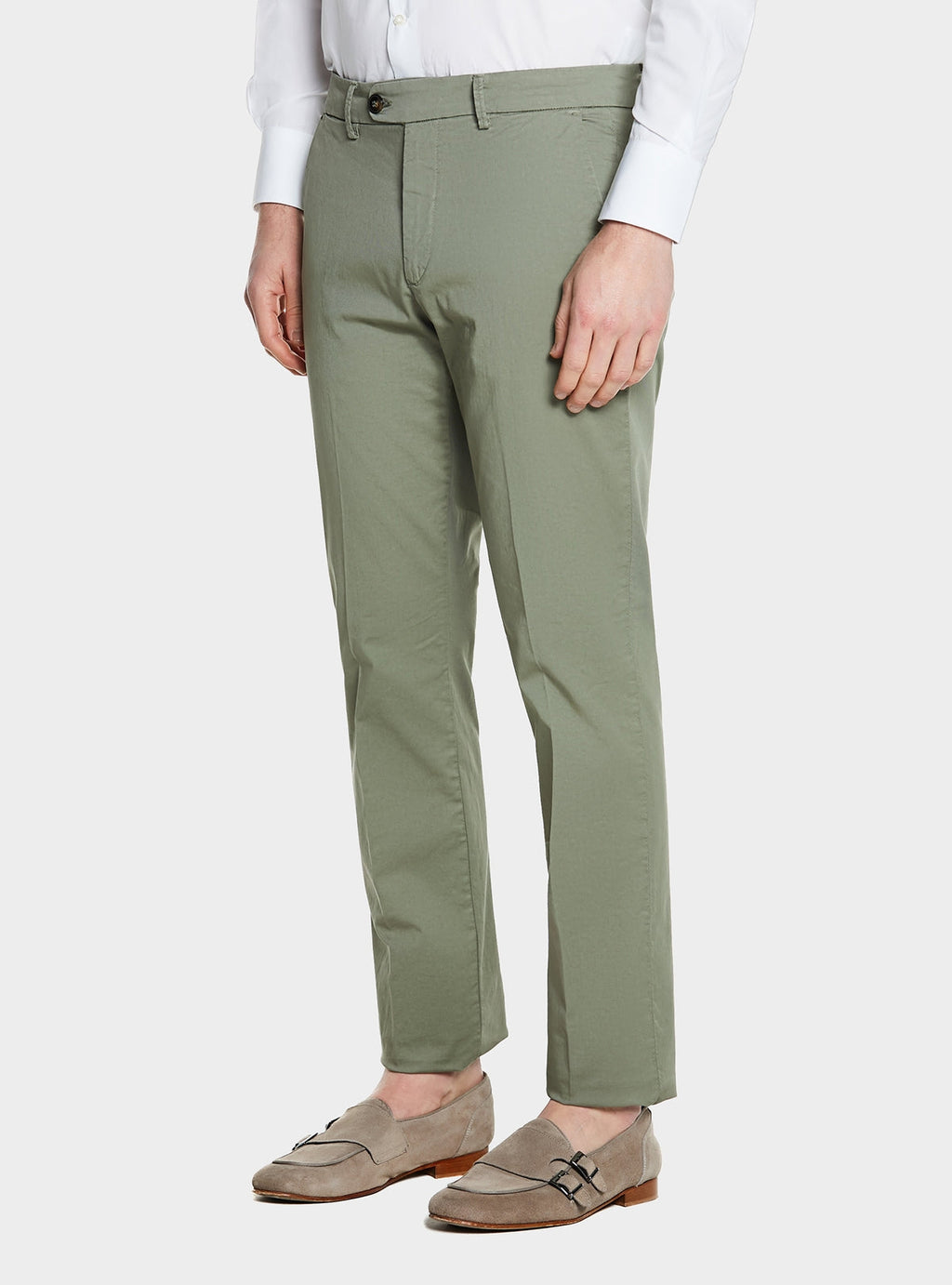 Pantalone in gabardine tasca america.-3
