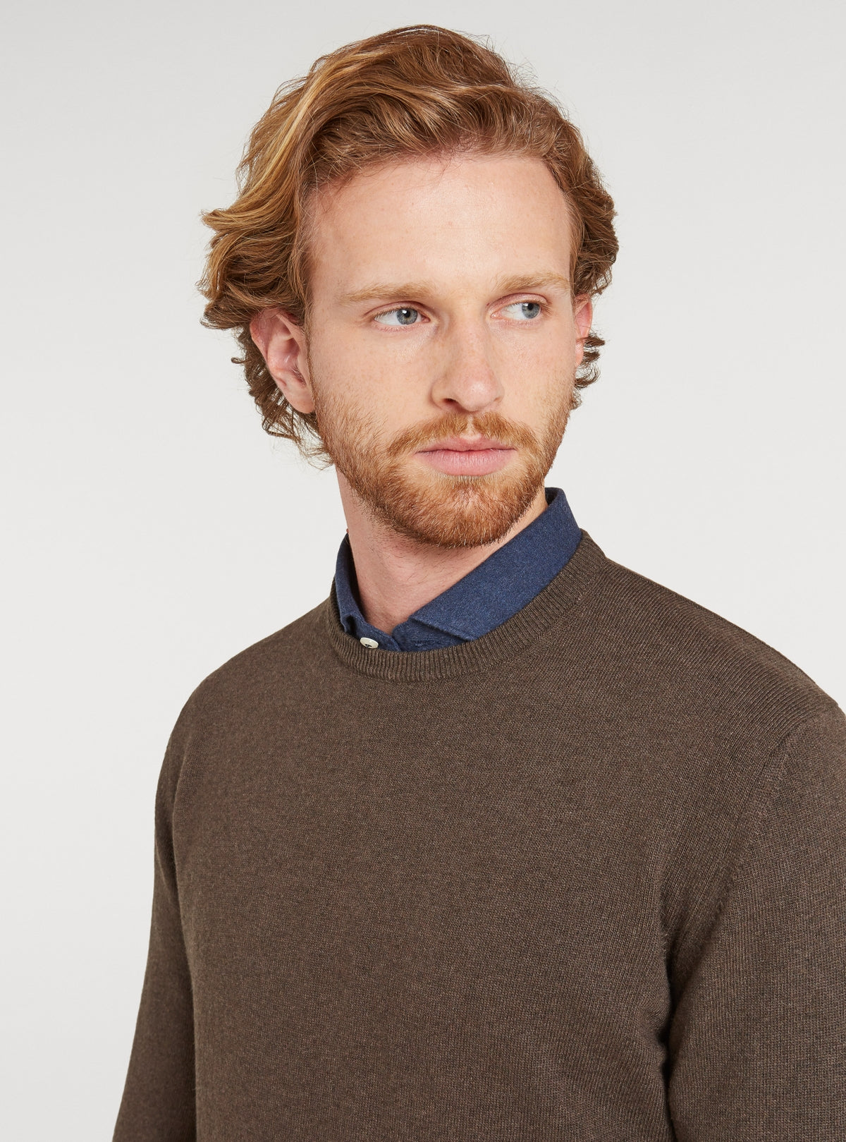 Maglia girocollo in lana e cashmere-2