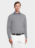 Maglia girocollo in lana e cashmere-0