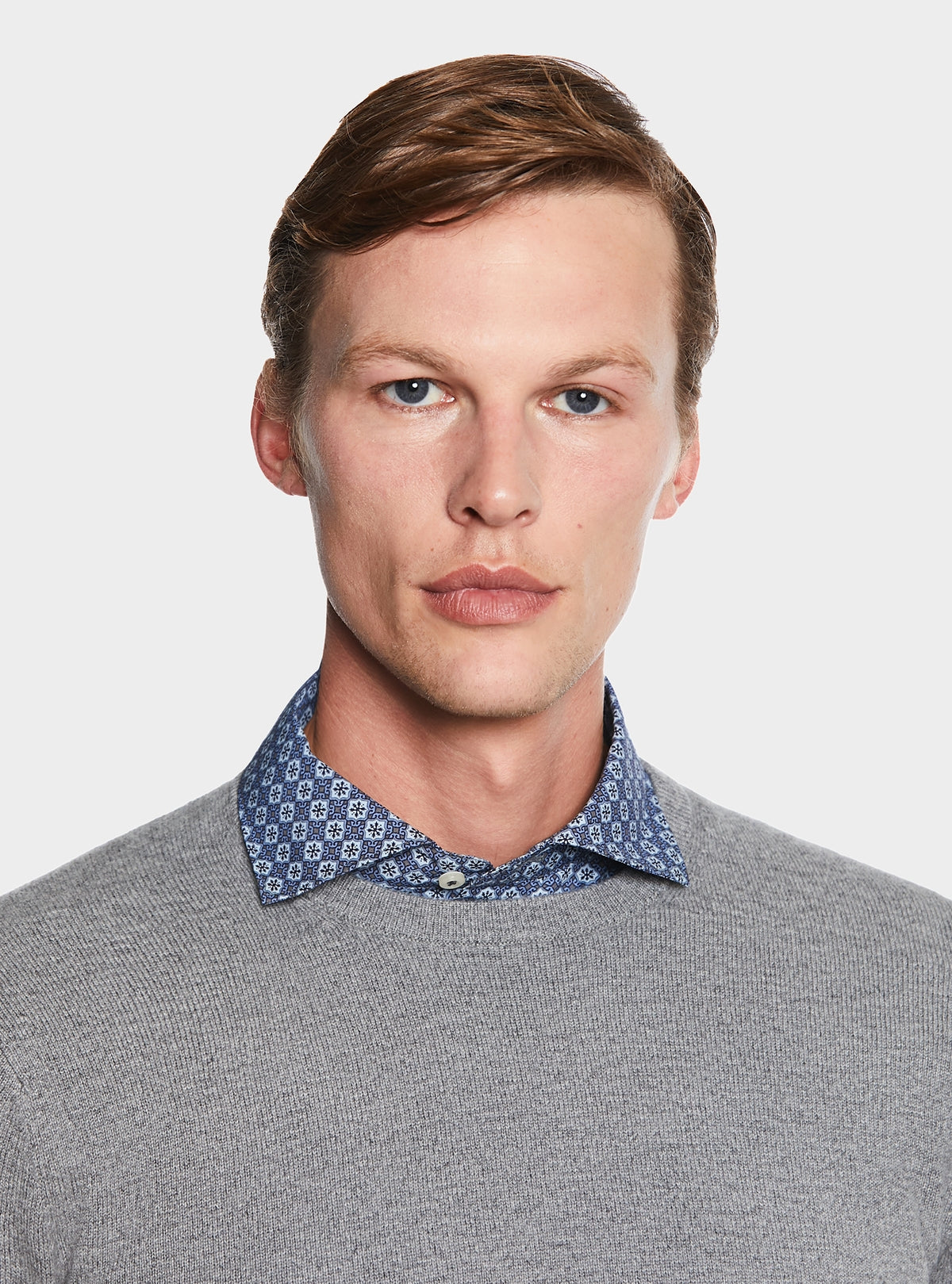 Maglia girocollo in lana e cashmere-2