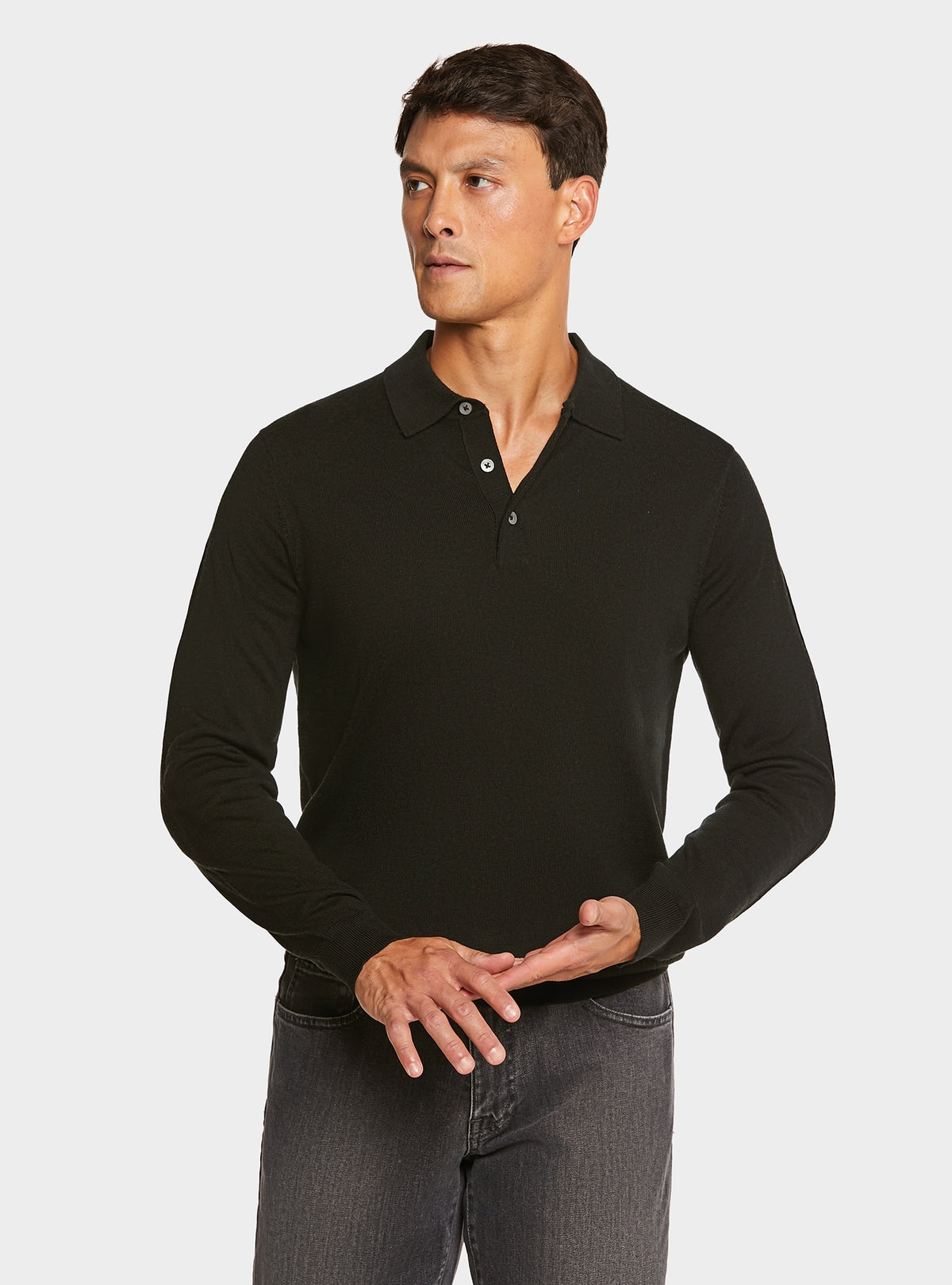 Polo in pura lana merino-0