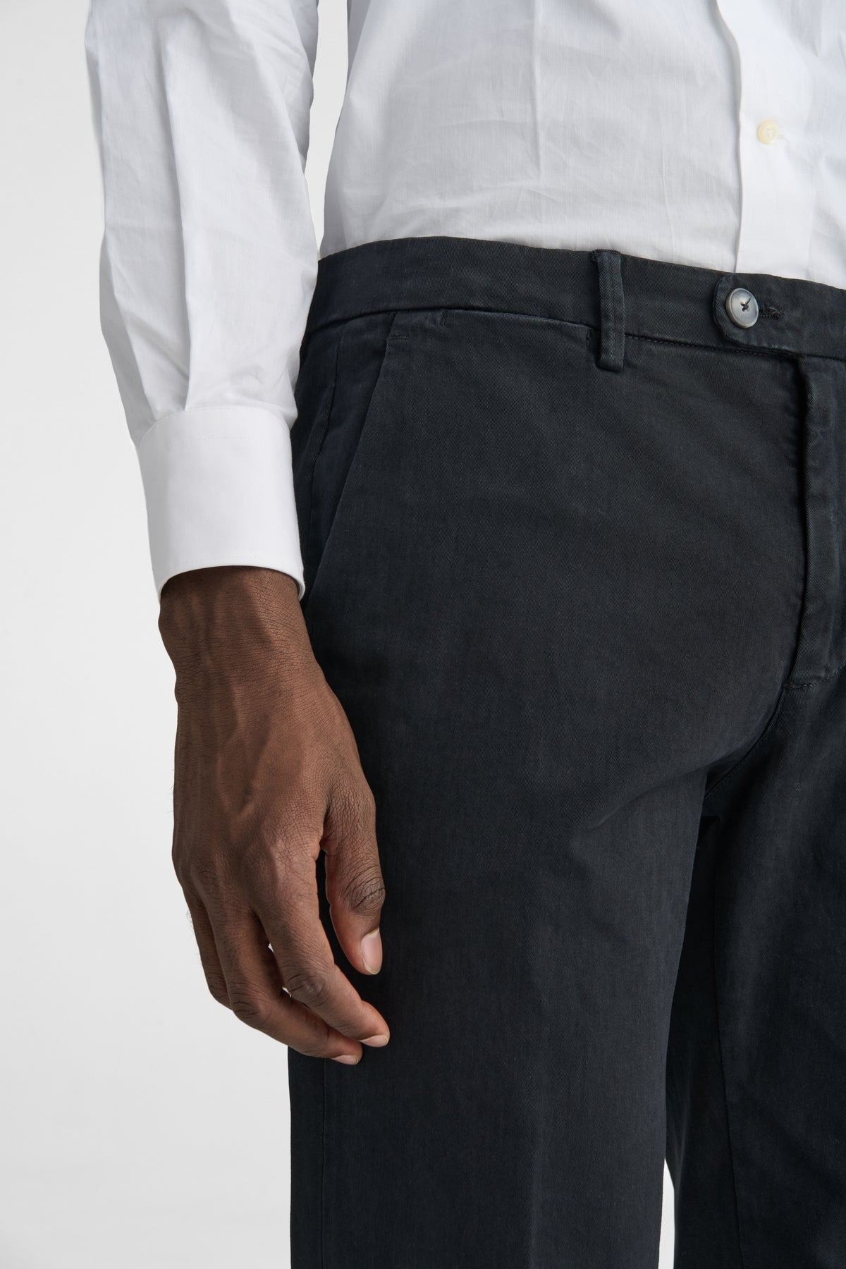 Pantalone chinos tasca America in cotone-2