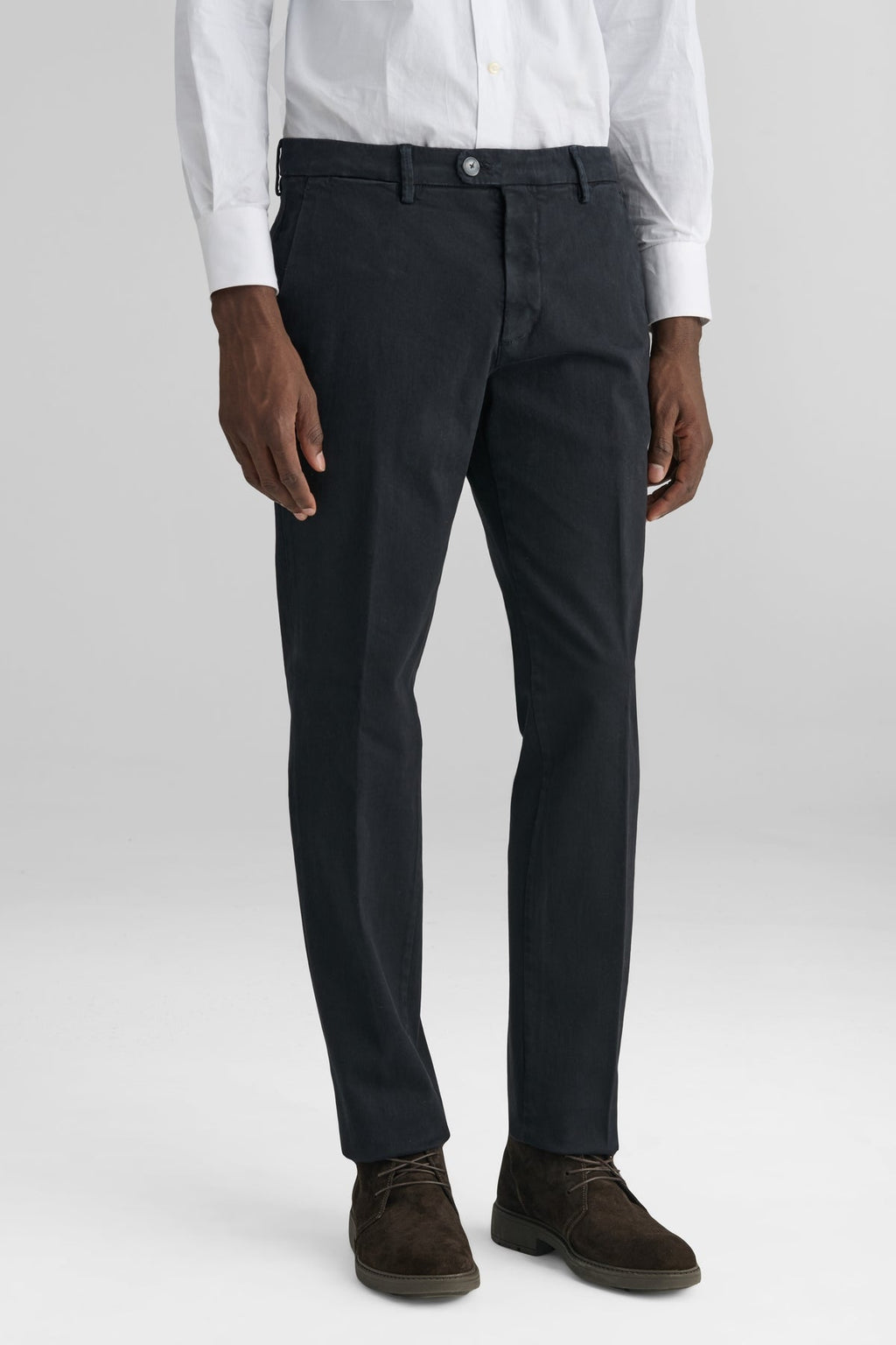 Pantalone chinos tasca America in cotone-0