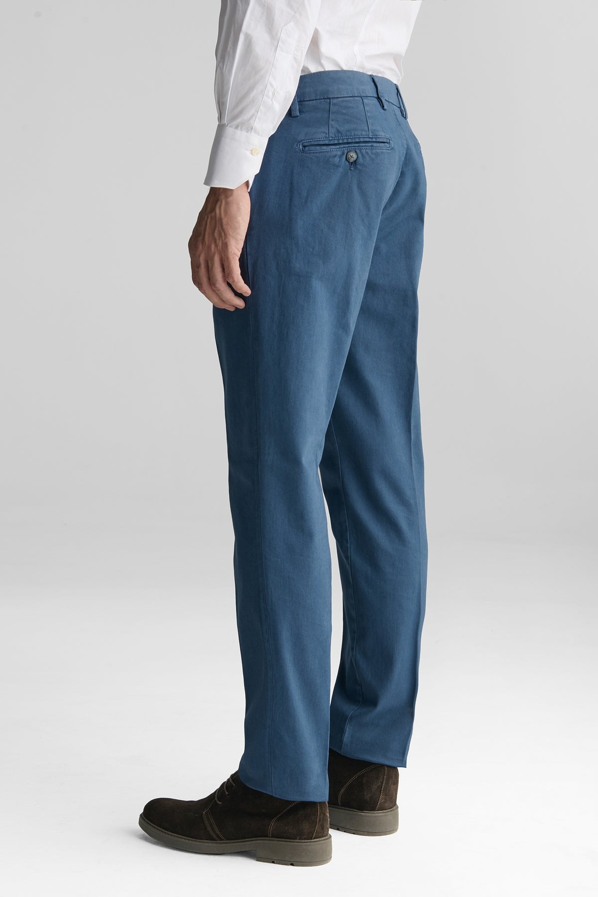 Pantalone chinos tasca America in cotone-3
