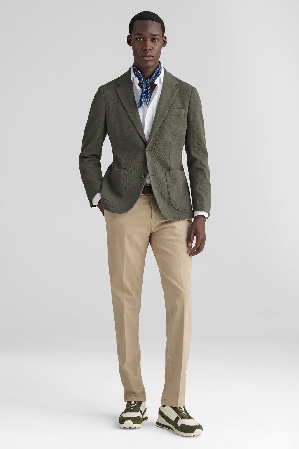 Pantalone chinos tasca America in cotone-1
