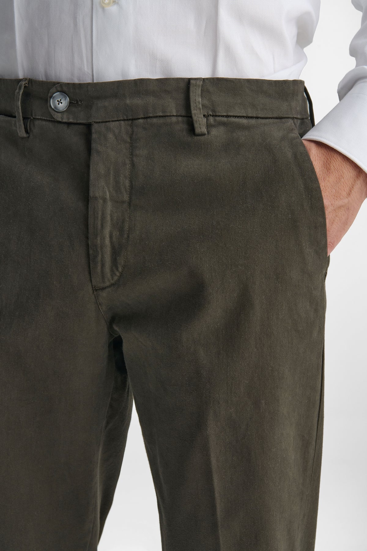 Pantalone chinos tasca America in cotone-2