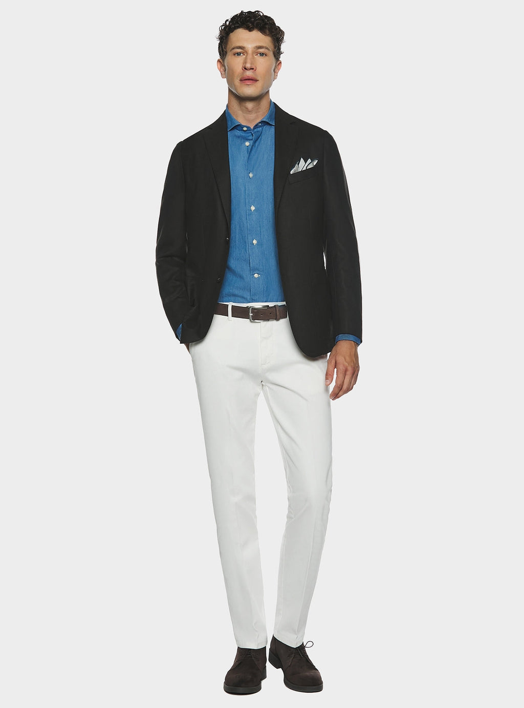 Pantalone chinos tasca America in cotone-1