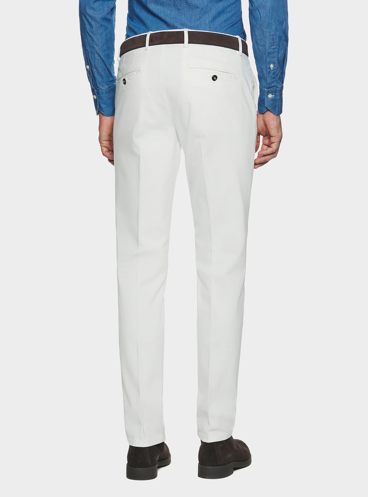Pantalone chinos tasca America in cotone-3