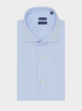 Camicia collo francese in cotone a quadretti in puro cotone-0