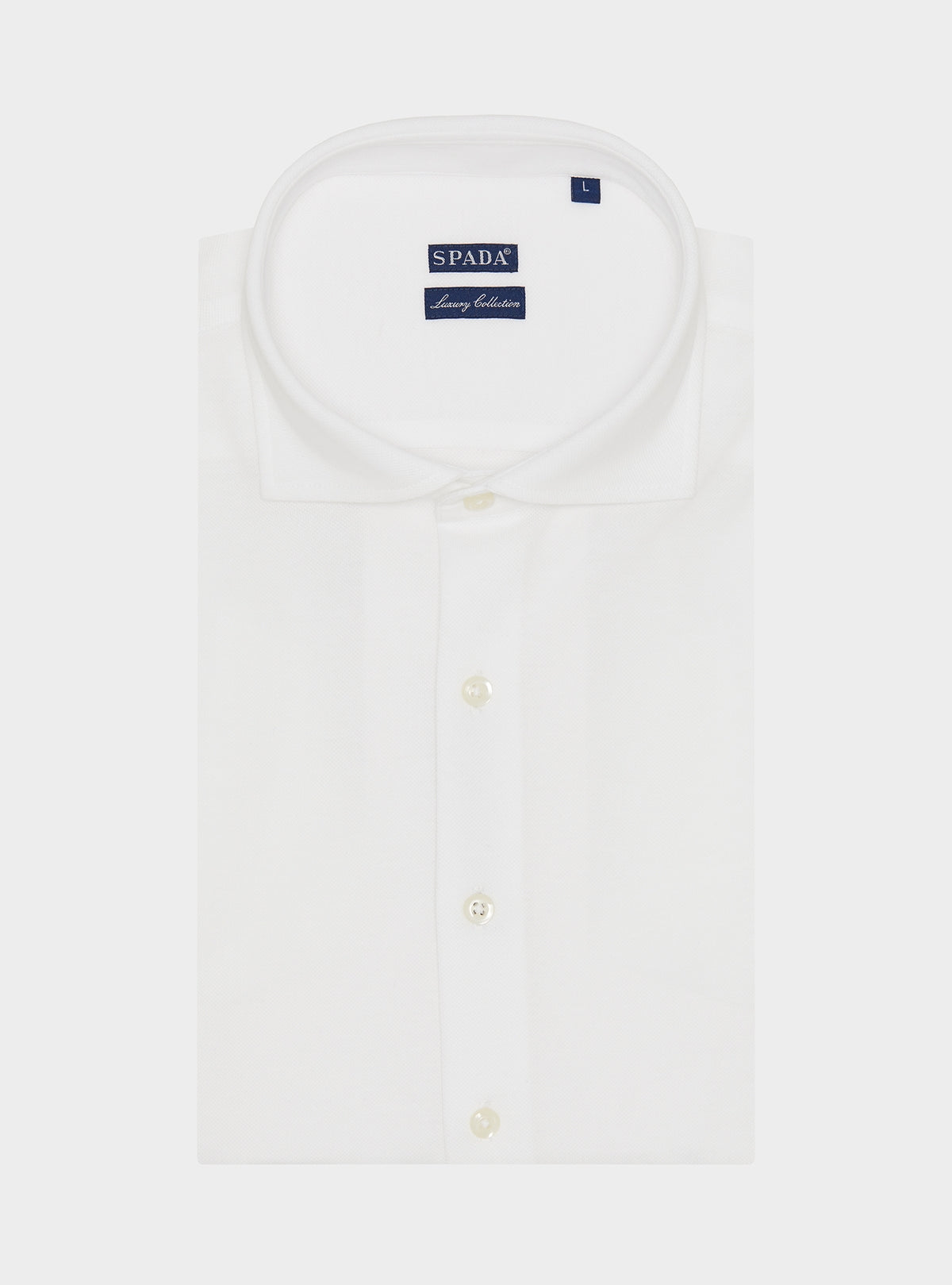 Polo camicia in cotone piquet.-2