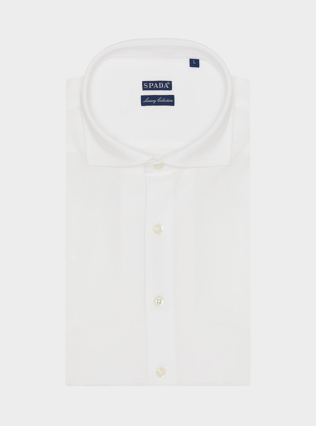 Polo camicia in cotone piquet.-2