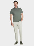 Polo manica corta in cotone piquet-0