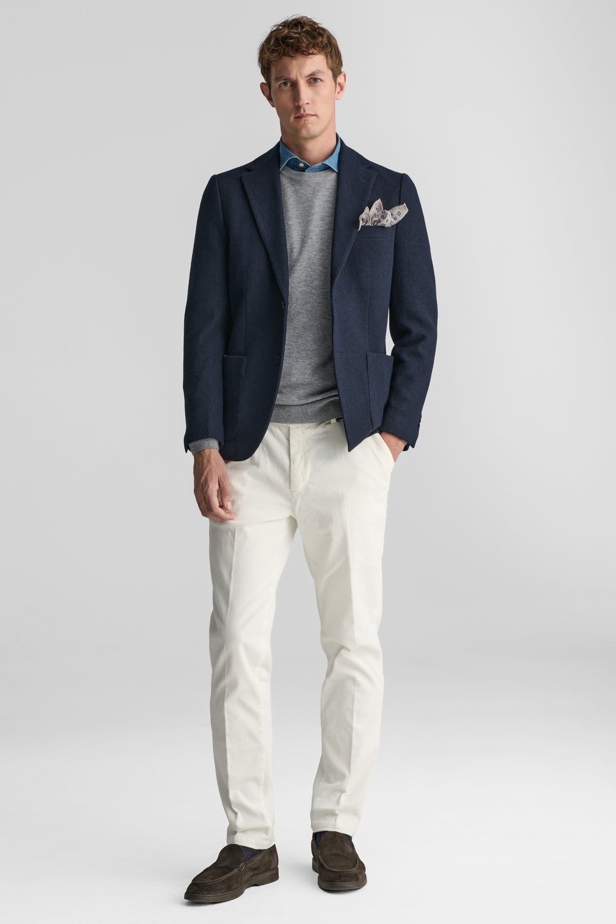 Giacca in maglia in misto lana-1