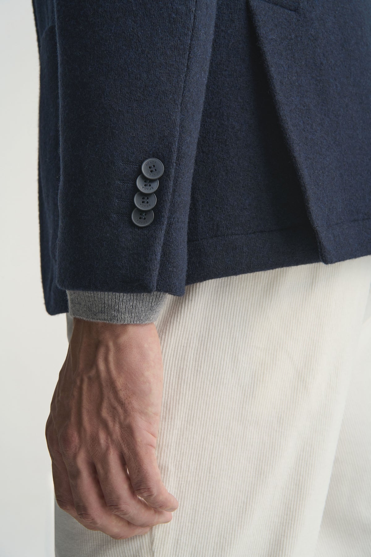 Giacca in maglia in misto lana-4