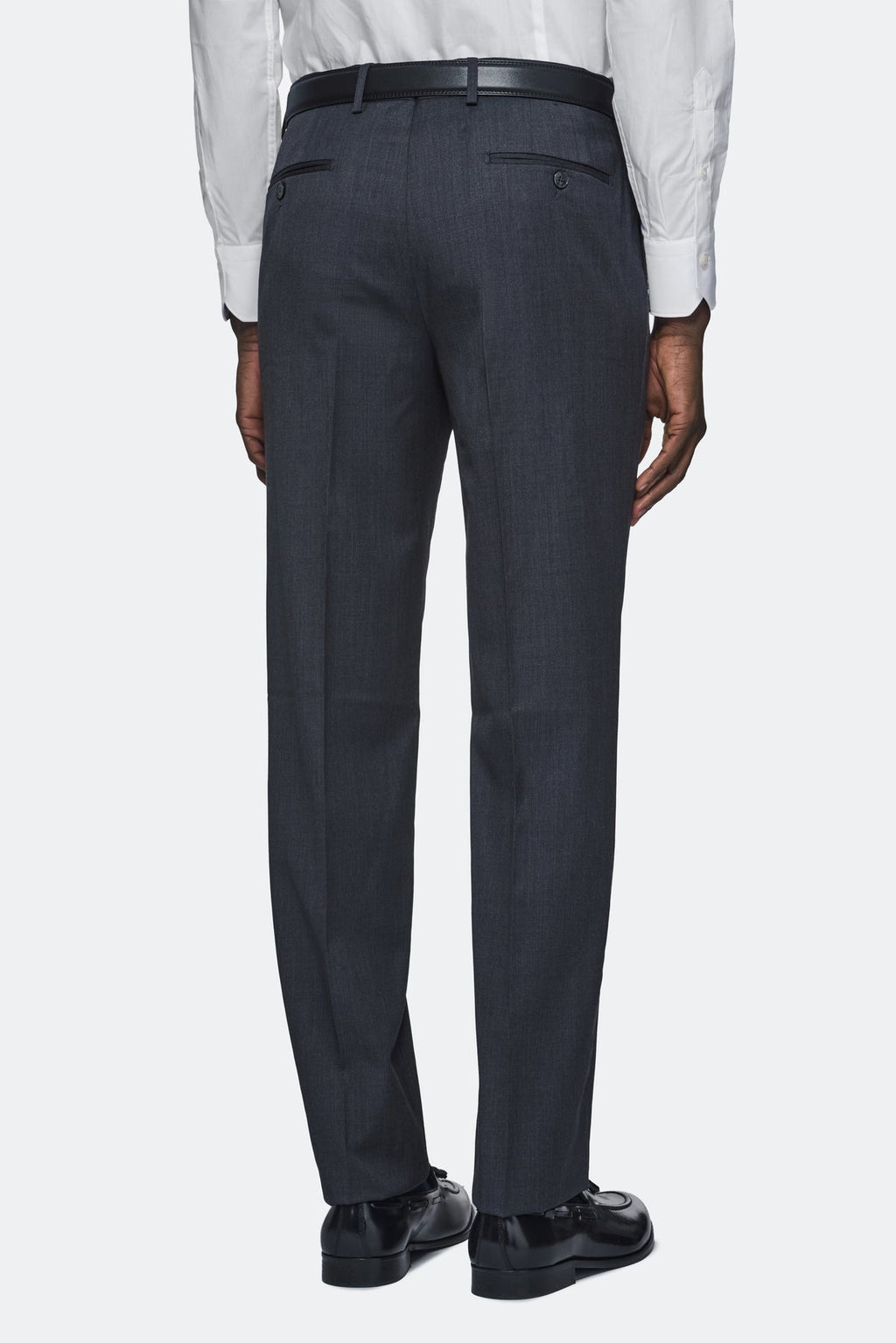 Pantalone in misto lana elastico-2