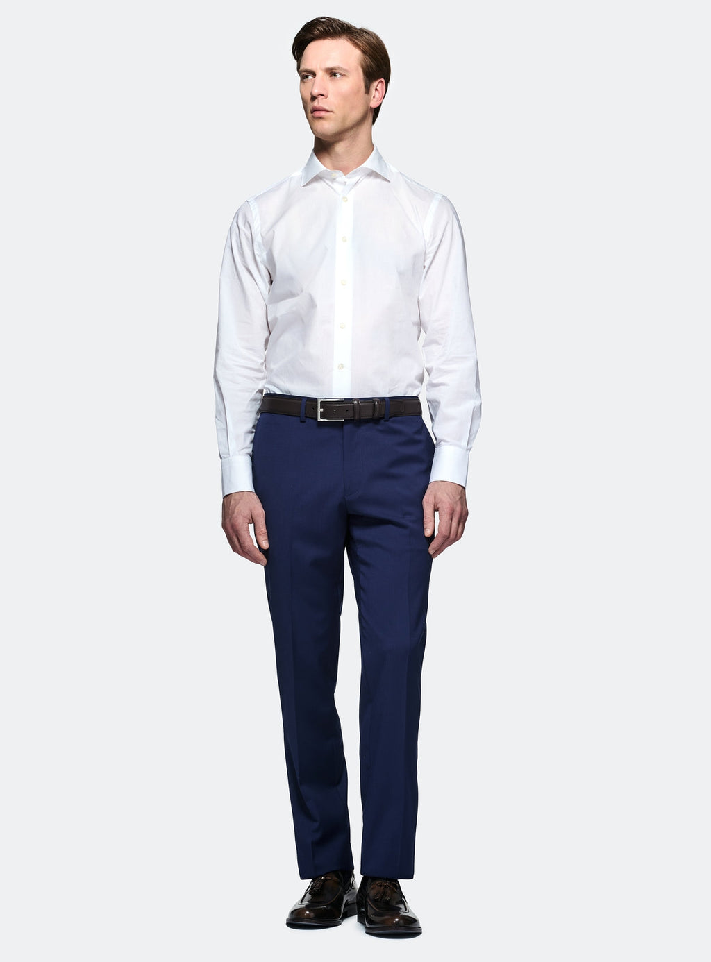 Pantalone in misto lana elastico-3