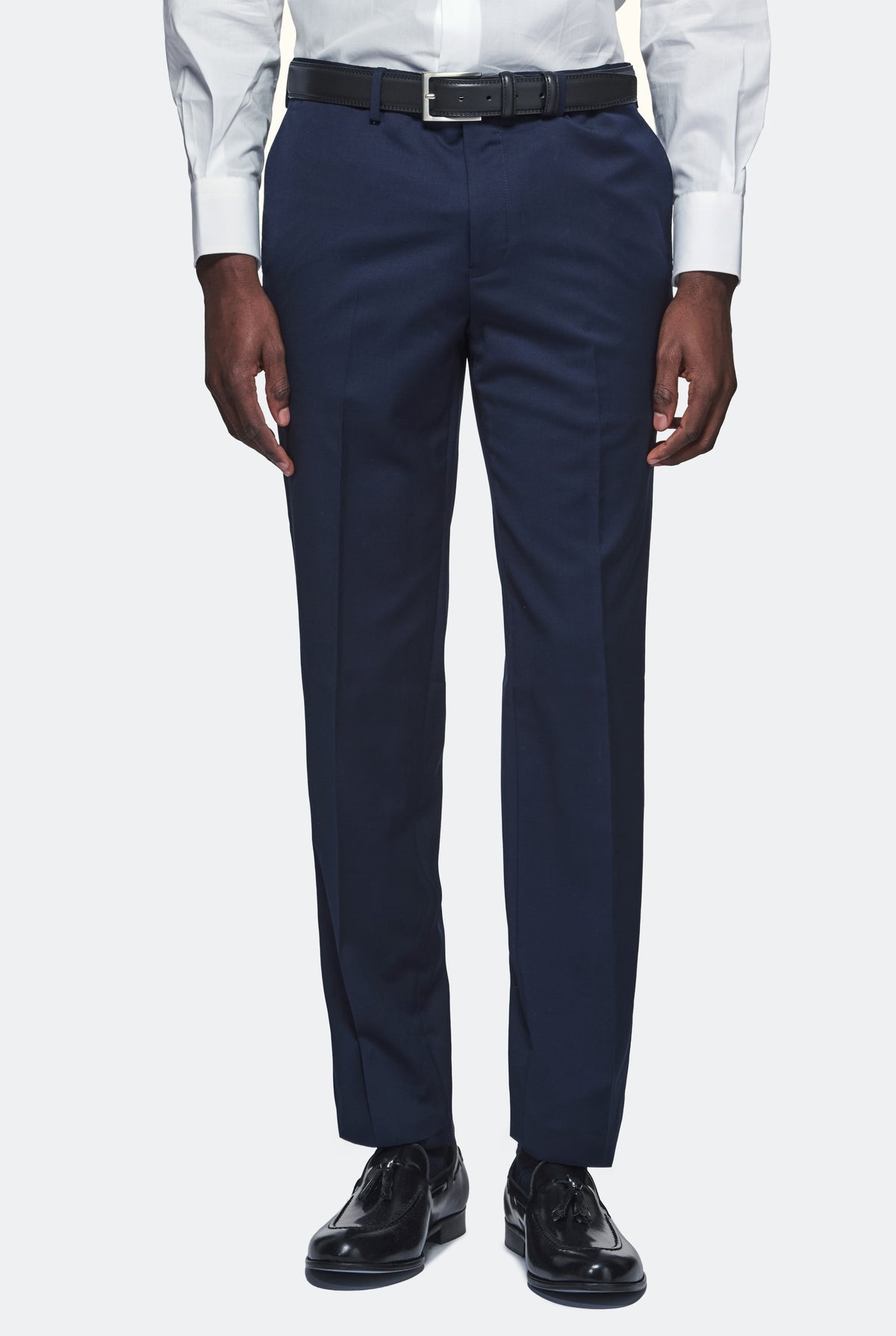 Pantalone in misto lana elastico-3