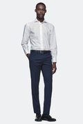 Pantalone in misto lana elastico-0