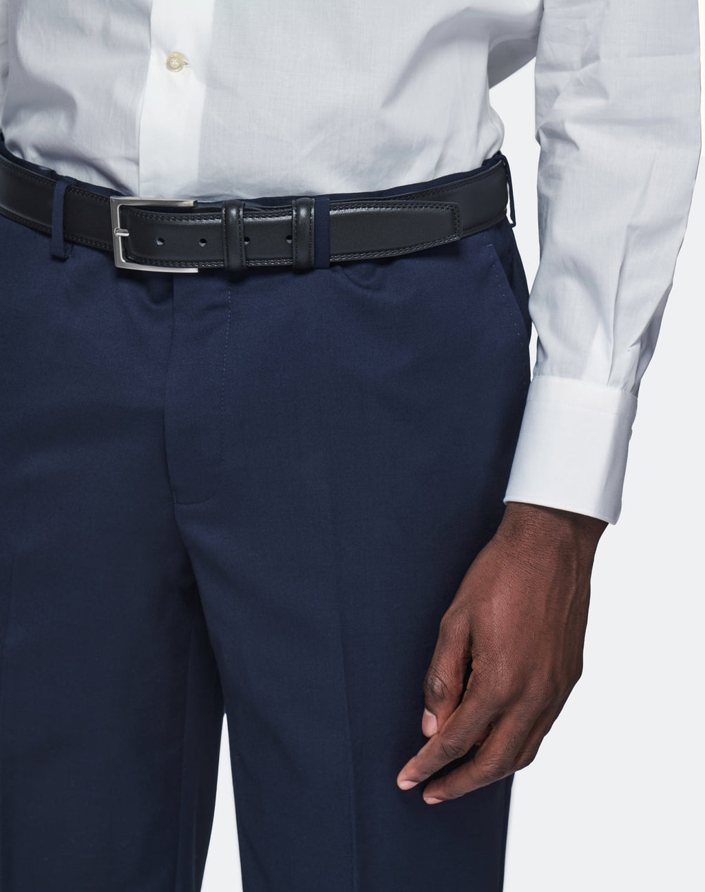 Pantalone in misto lana elastico-1